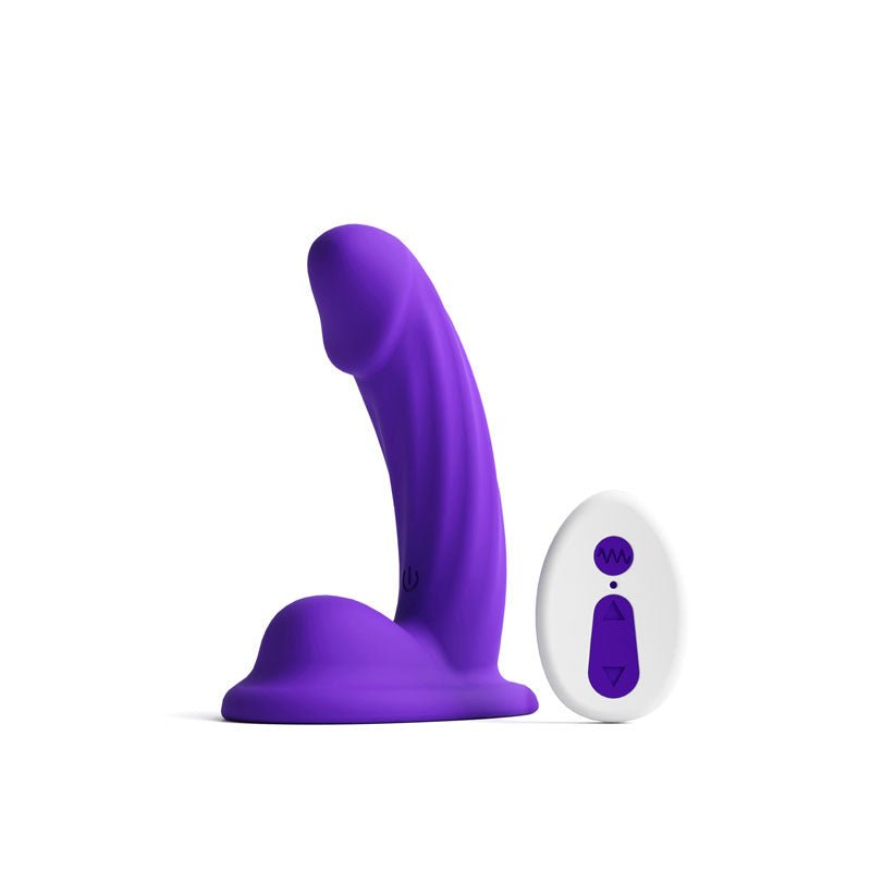 Colours Curve Vibrating 5" Dildo - Purple - Time4Task2Toys