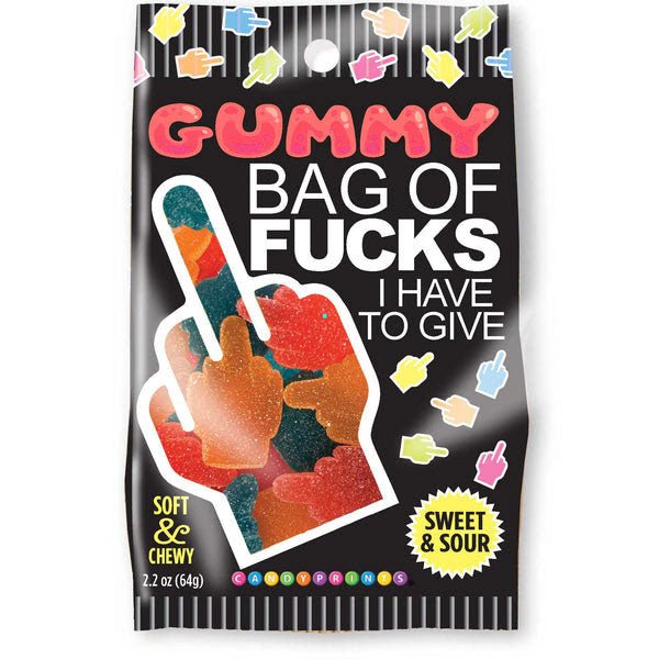Bag of Fucks I Have to Give, Sour Gummy 2.2oz - Time4Task2Toys