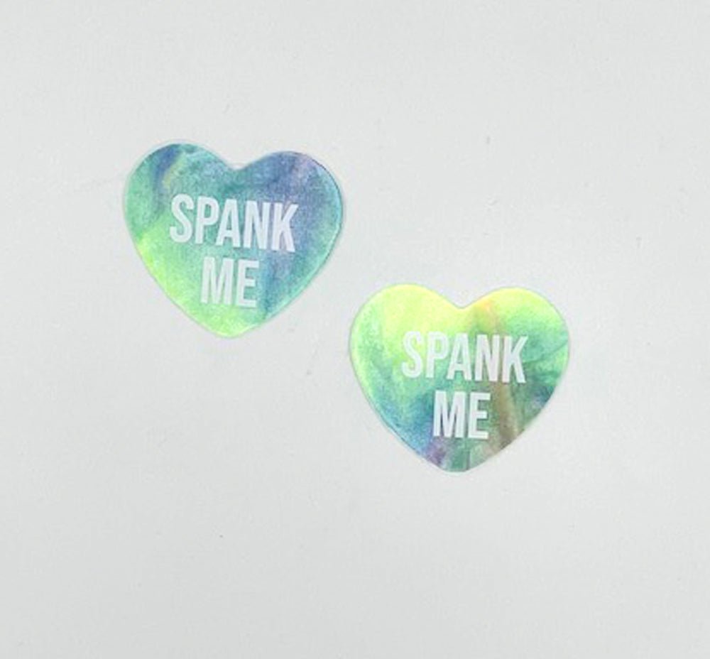 Spank Me Rainbow Sherbert Tie Die Candy Heart Pasties - Time4Task2Toys