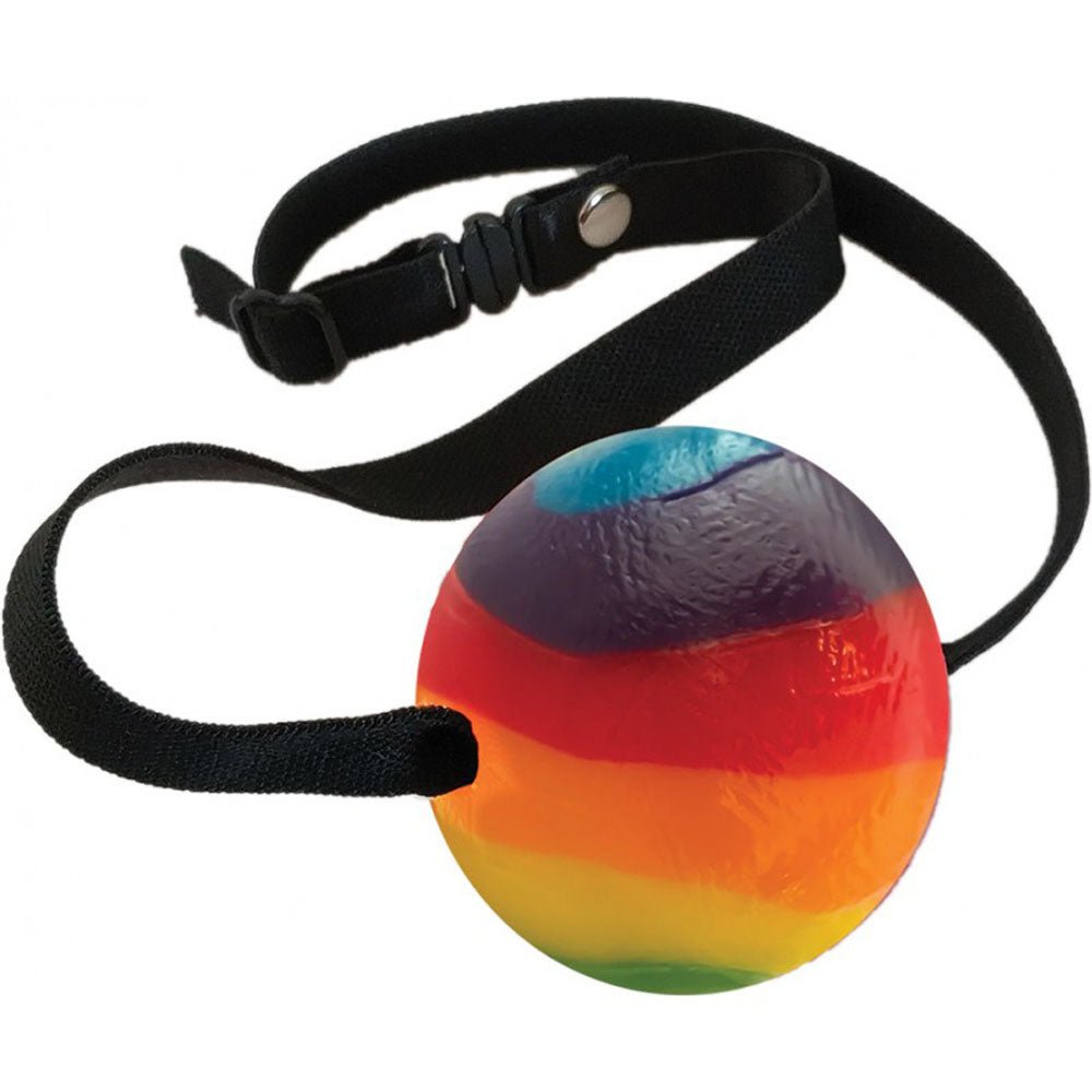 Rainbow Candy Ball Gag - Time4Task2Toys