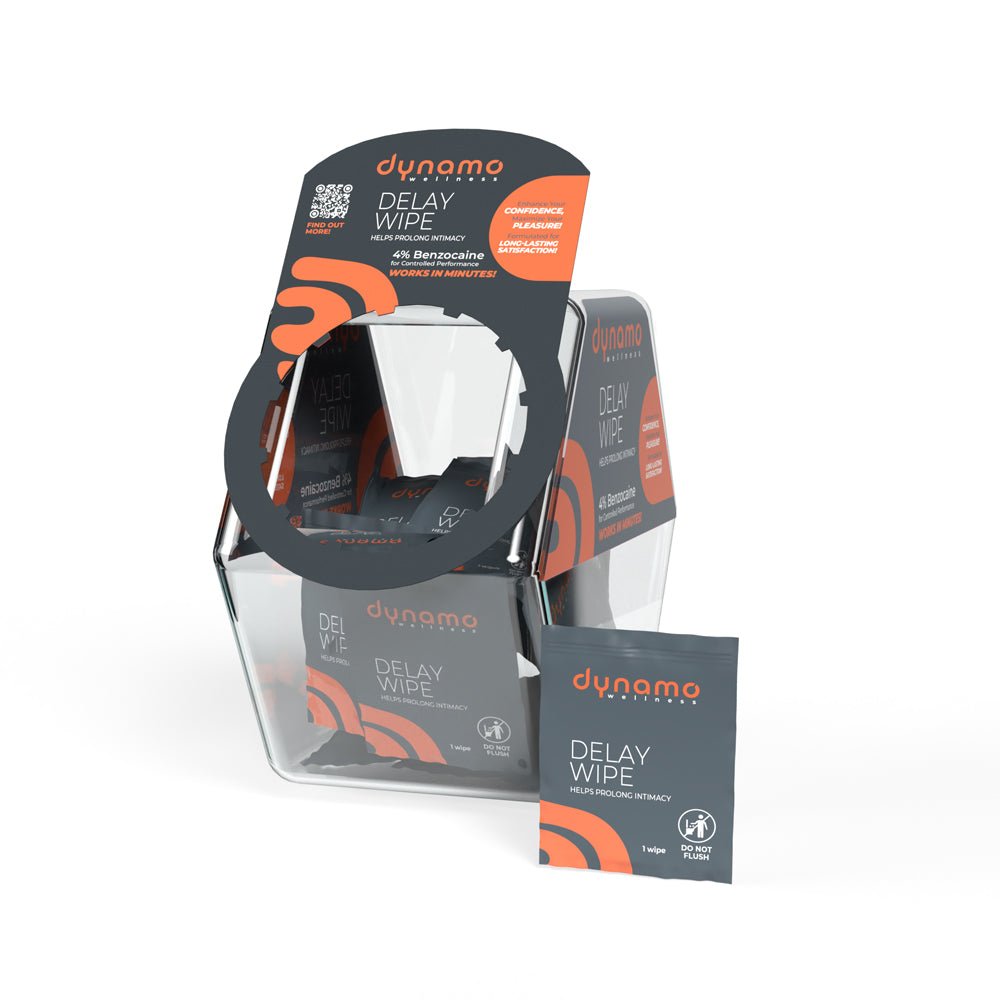 Dynamo Wellness Delay Wipe 4% - Bowl 144 Pieces - Time4Task2Toys