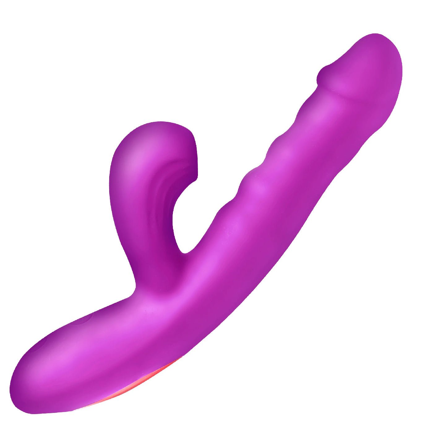 Thrust Wave Thrusting and Sucking Rabbit Vibrator - Purple - Time4Task2Toys