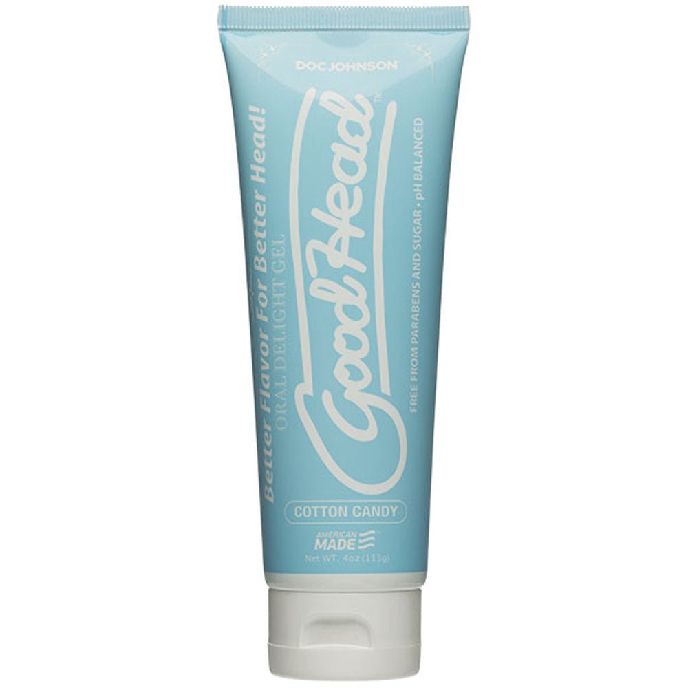 Goodhead - Oral Delight Gel - 4 Oz Tube - Cotton Candy - Time4Task2Toys