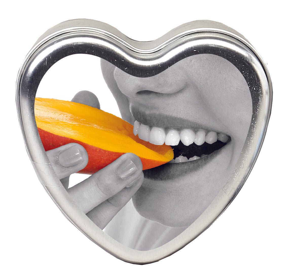 Edible Heart Candle - Mango - 4 Oz. - Time4Task2Toys