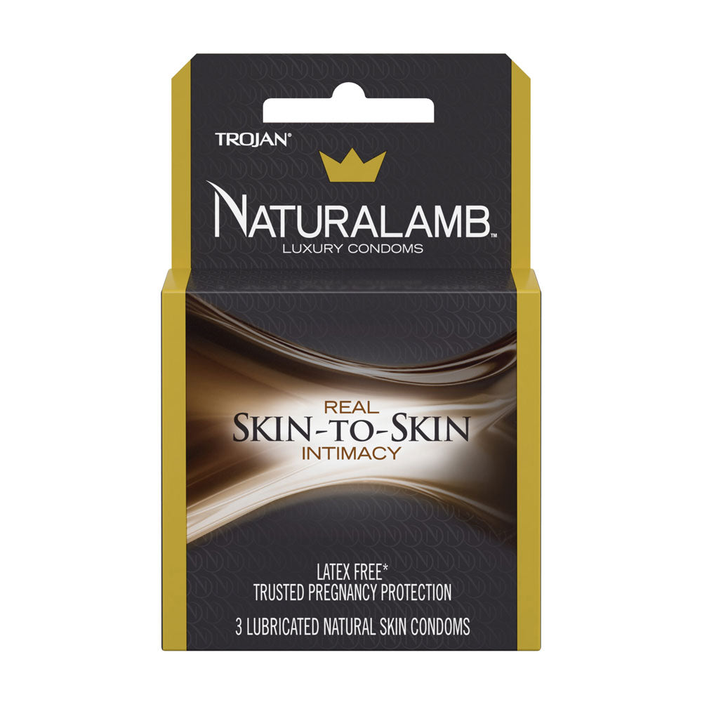"Trojan Naturalamb Luxury Condoms - 3 Pack TJ98050"