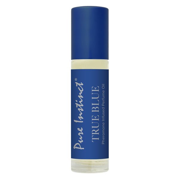 Pure Instinct Pheromone Fragrance Oil True Blue Original Roll on 10.2 ml 0.34 ml - Time4Task2Toys