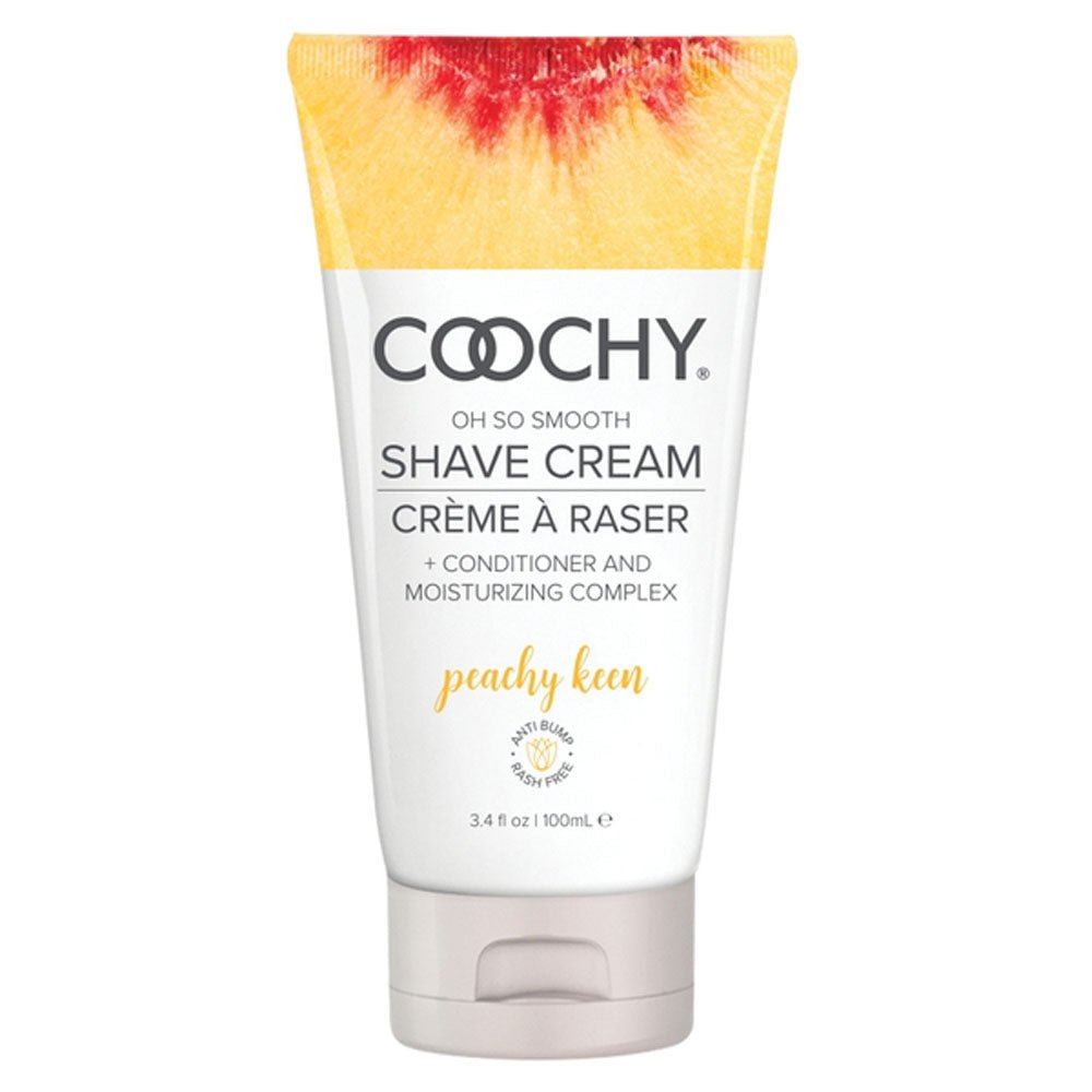 Coochy Oh So Smooth Shave Cream - Peachy Keen 3.4 Fl Oz 100ml - Time4Task2Toys
