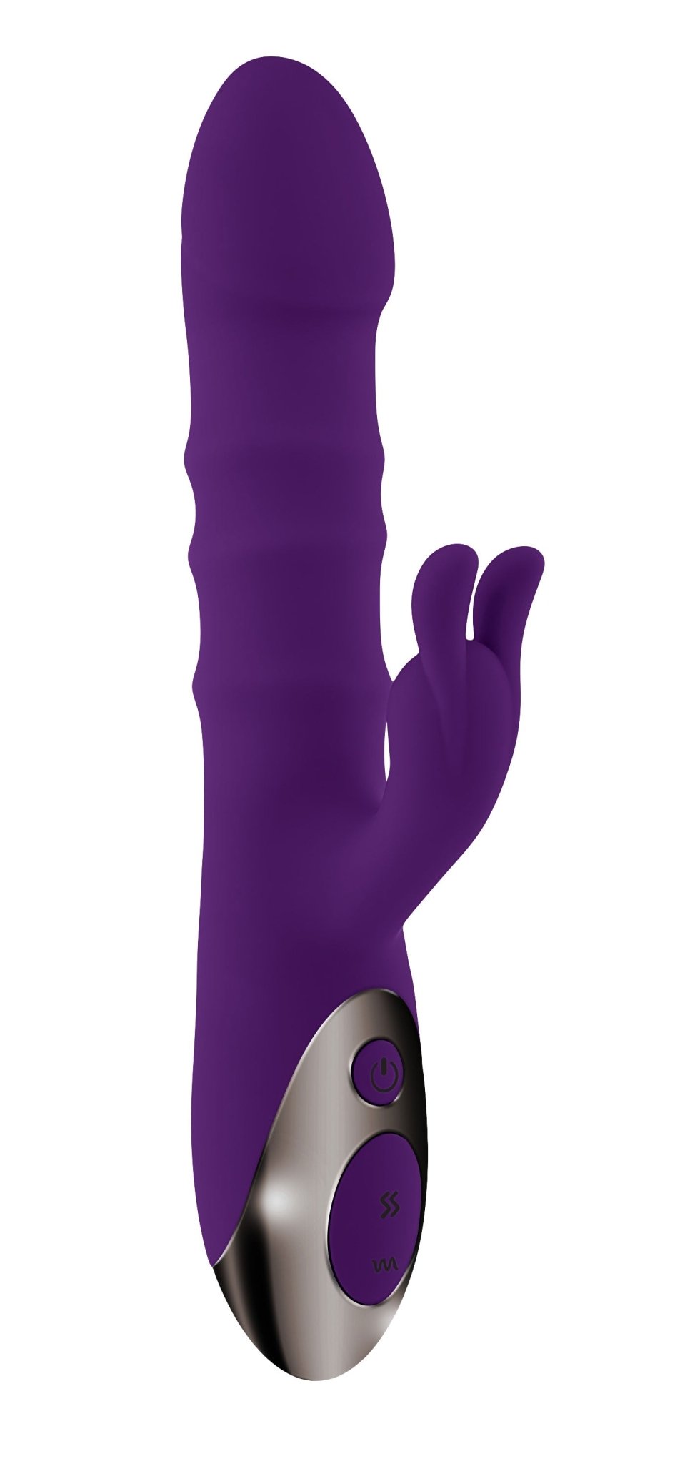 Playboy Pleasure - Hop to It - Rabbit Vibrator - Dark Purple - Time4Task2Toys