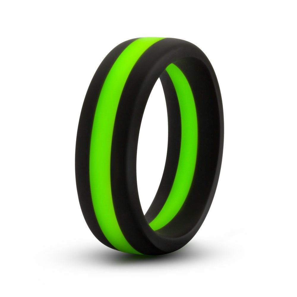 Performance - Silicone Go Pro Cock Ring - Black/green/black - Time4Task2Toys
