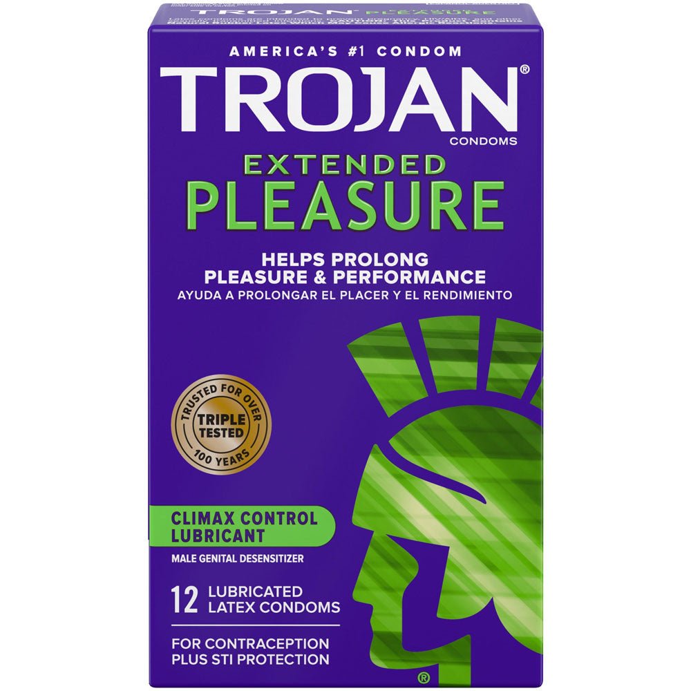 Trojan Pleasures Extended Pleasure - 12 Pack - Time4Task2Toys