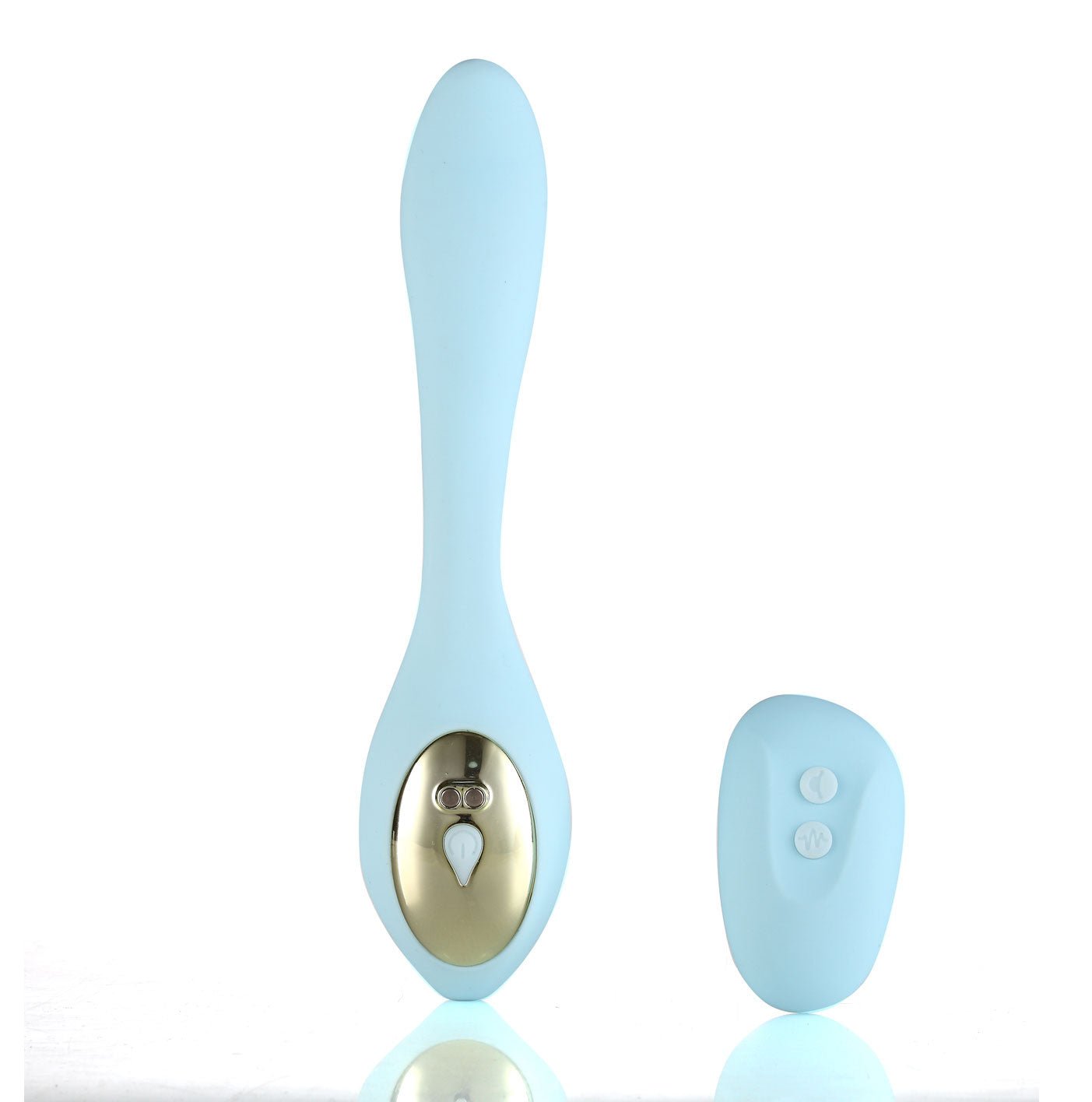 Harmonie Rechargeable Remote Silicone Bendable Vibrator - Teal - Time4Task2Toys