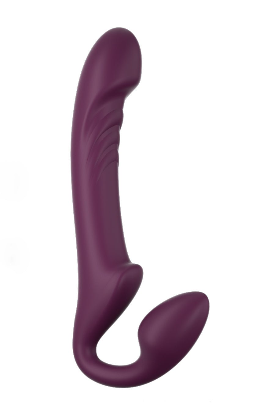 Bliss - Rotating Head Strapless Strap on - Red Wine - Time4Task2Toys