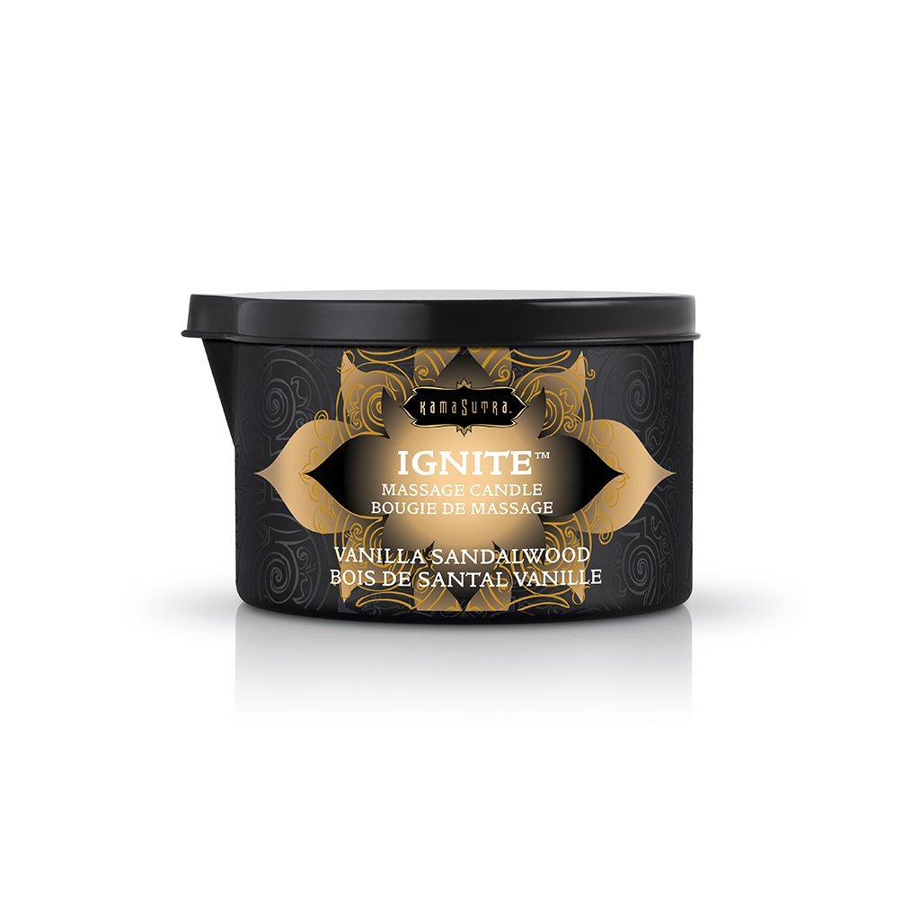 Ignite Vanilla Sandalwood Massage Candle - 6 Oz. - Time4Task2Toys