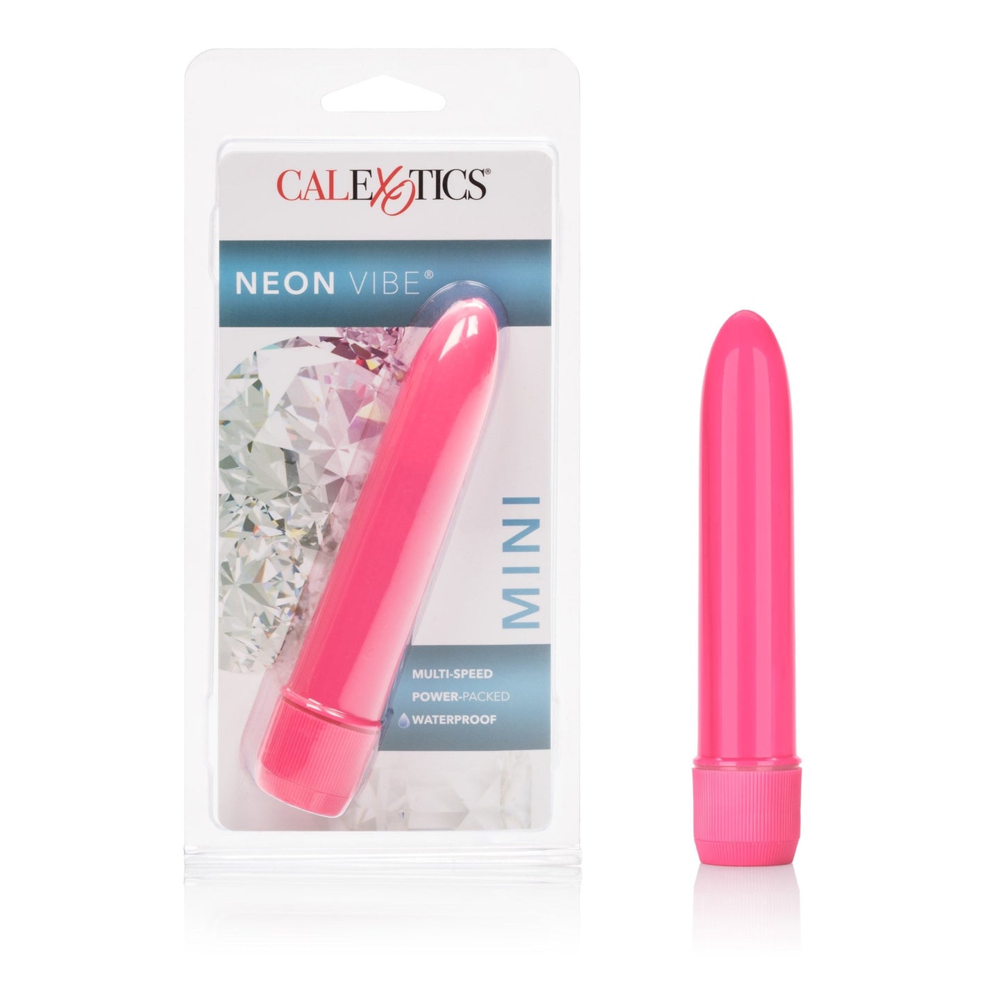 Mini Neon Vibe Multi - Speed Vibe 4.5 Inches - Pink - Time4Task2Toys