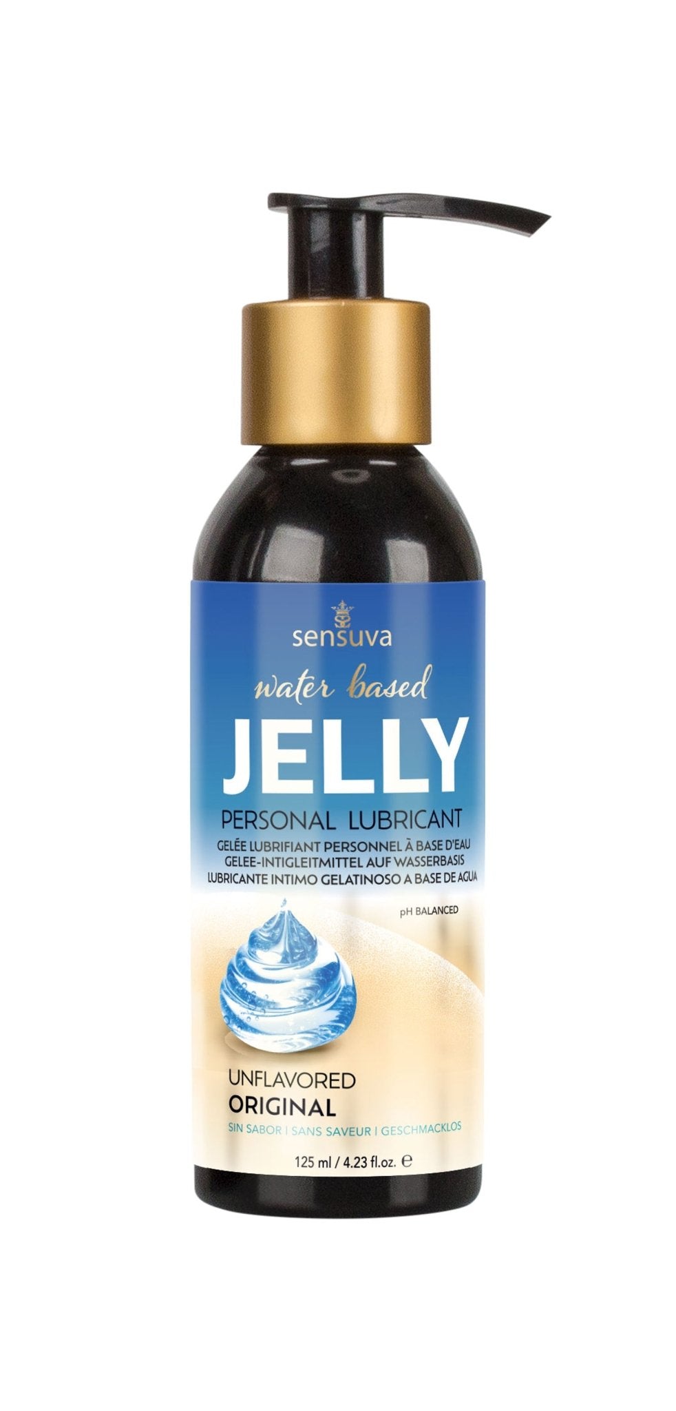 Jelly Water - Based Personal Lubricant 125ml 4 fl.oz - Time4Task2Toys