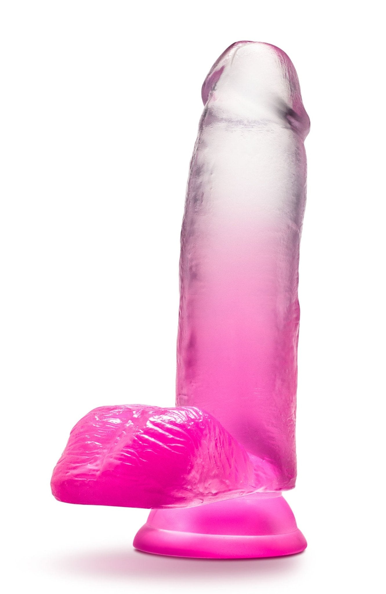 B Yours - Sugar Magnolia - 7 Inch Dildo - Fuchsia - Time4Task2Toys