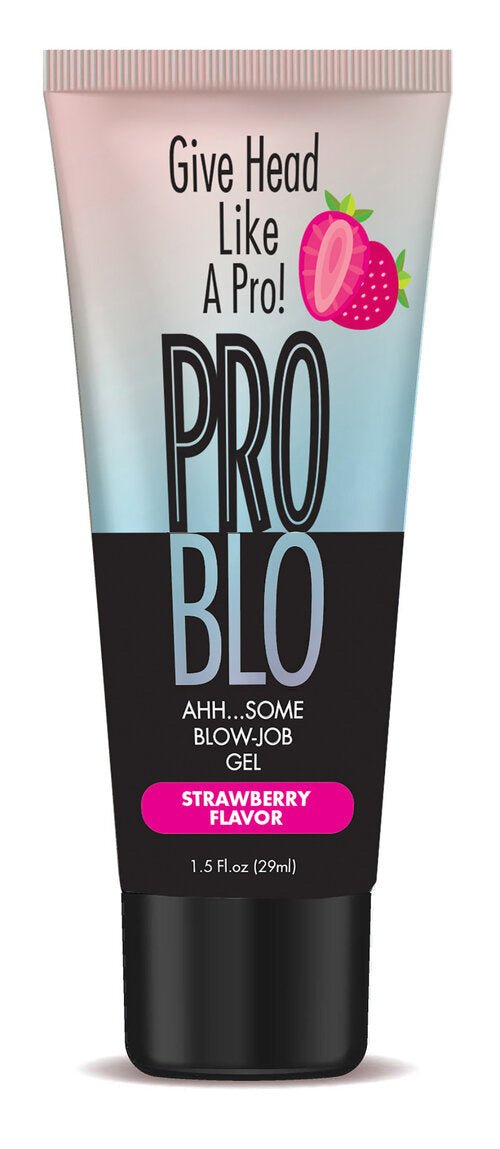 Problo Ahh...some Blow - Job Gel - Strawberry - 1.5 Fl. Oz. - Time4Task2Toys
