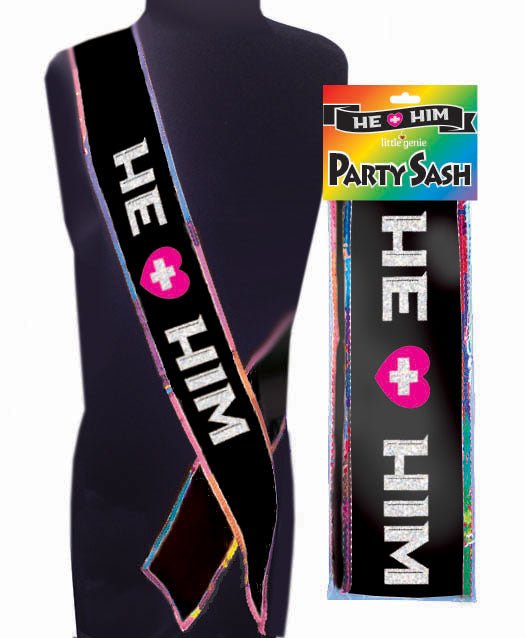 He Plus Him Sash - Time4Task2Toys