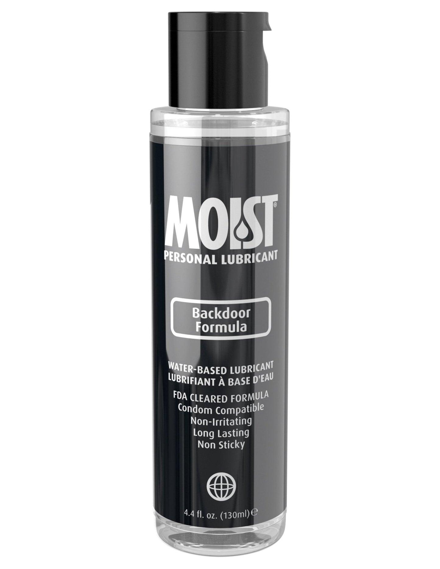 Moist Personal Lubricant - Backdoor Formula 4.4 Oz - Time4Task2Toys