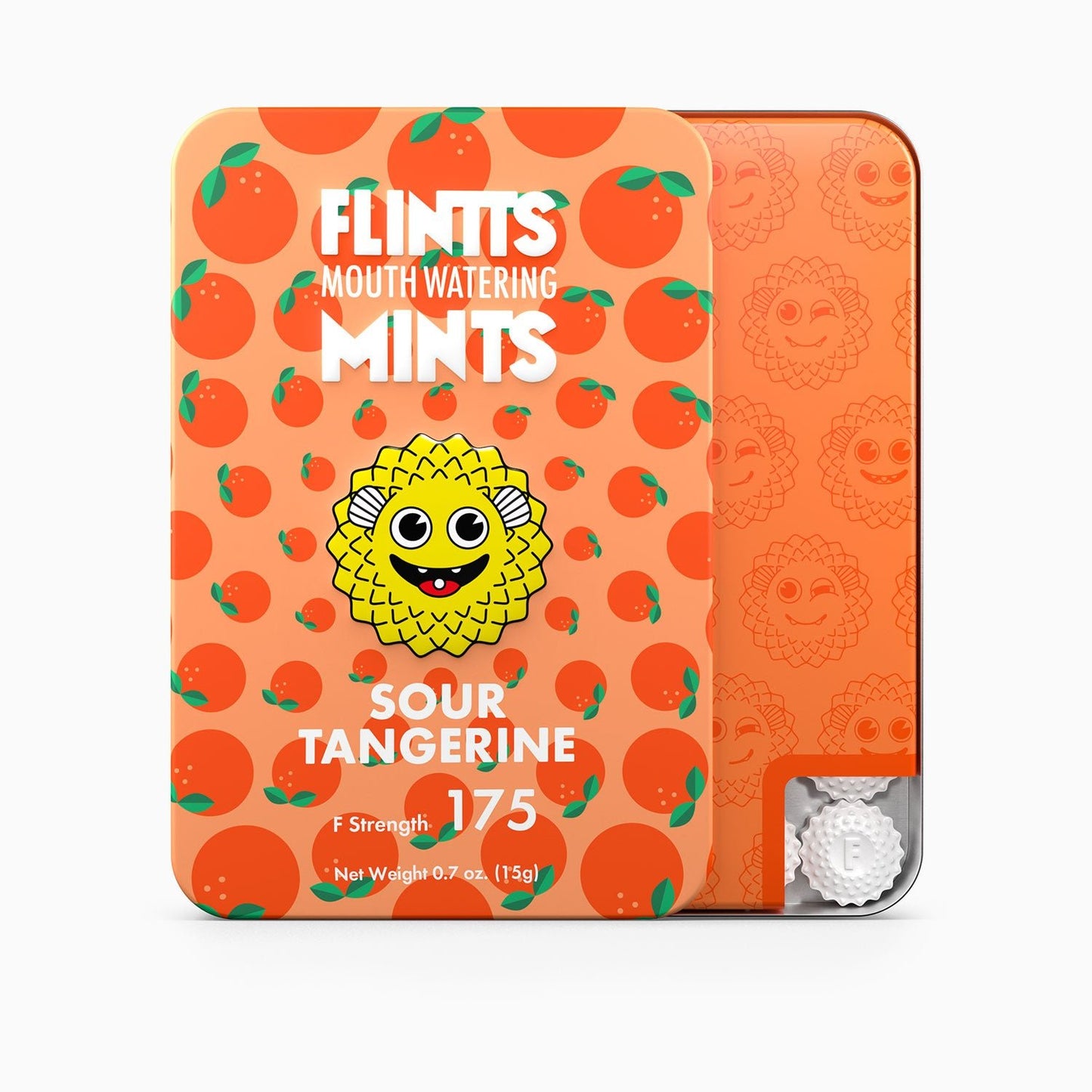 Flintts Mouth Watering Mints Sour Tangerine - F - Strength 175 - Time4Task2Toys
