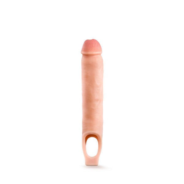 Performance Plus - 11.5 Inch Silicone Cock Sheath Penis Extender - Vanilla - Time4Task2Toys