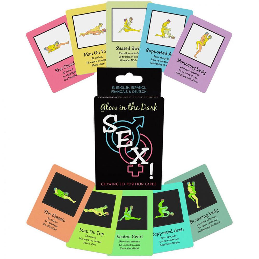 Glow - in - the - Dark Sex Cards - Time4Task2Toys