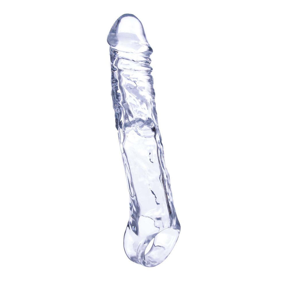 Magic Penis Extender and Ball Strap 7.5" Clear - Time4Task2Toys