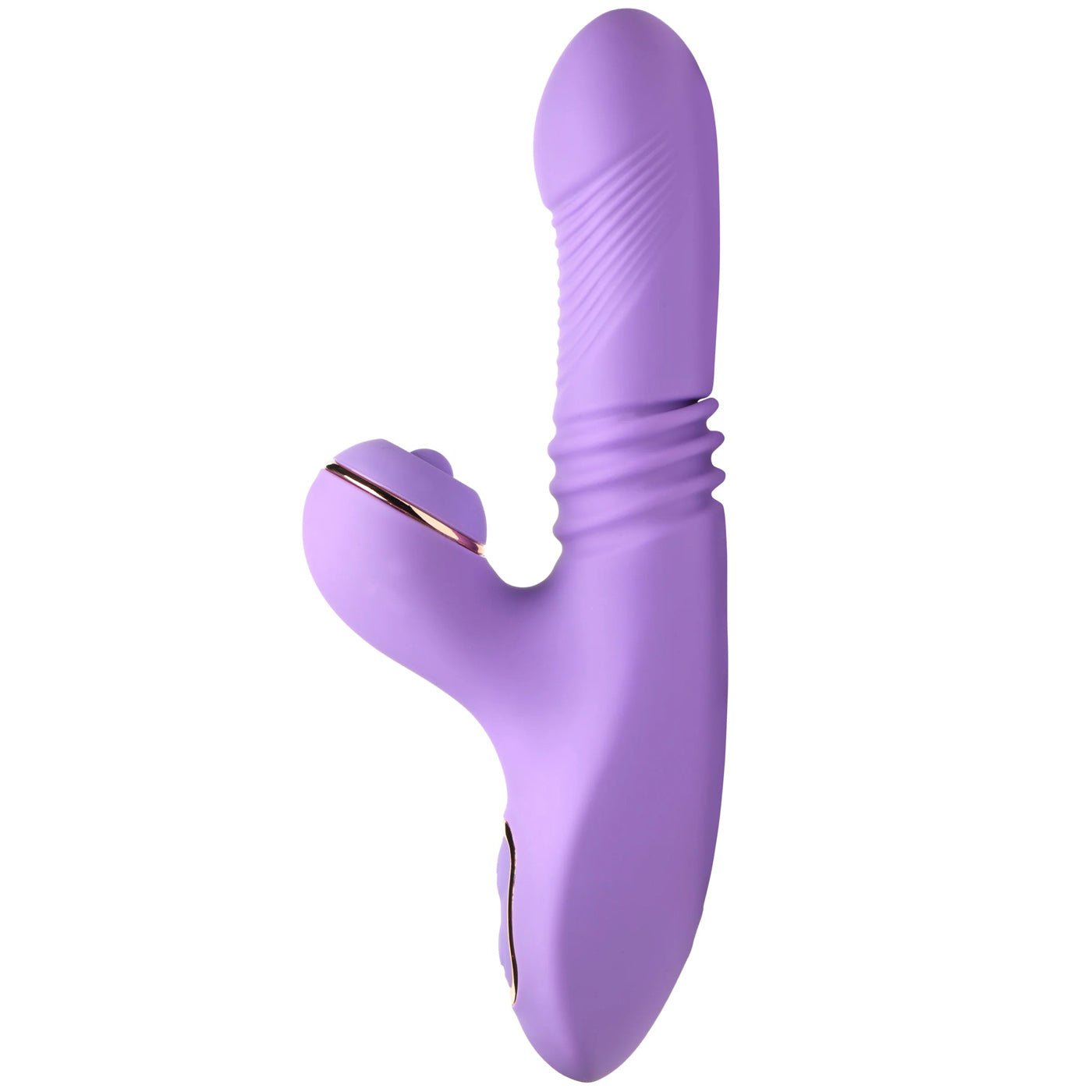 Pro - Thrust Max 14x Thrusting and Pulsing Silicone Rabbit - Purple - Time4Task2Toys