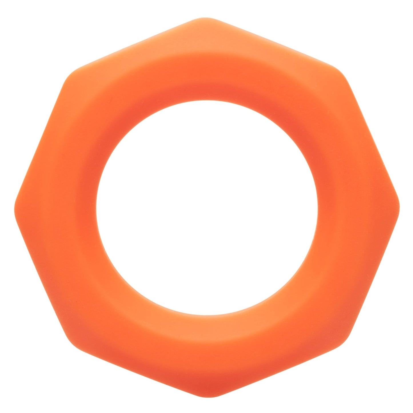 Alpha Liquid Silicone Sexagon Ring - Orange - Time4Task2Toys