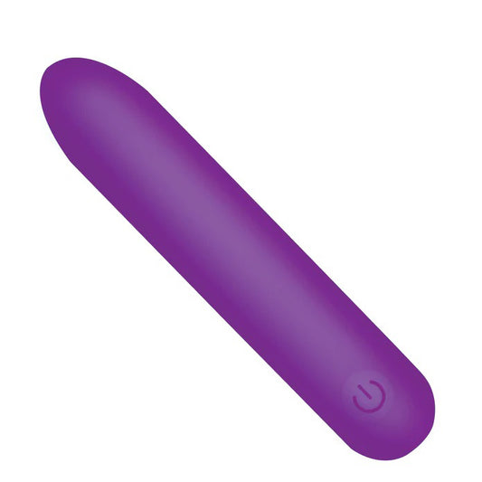 "Tapered Flexible Silicone Bullet - Purple BNG-AH718-PUR"