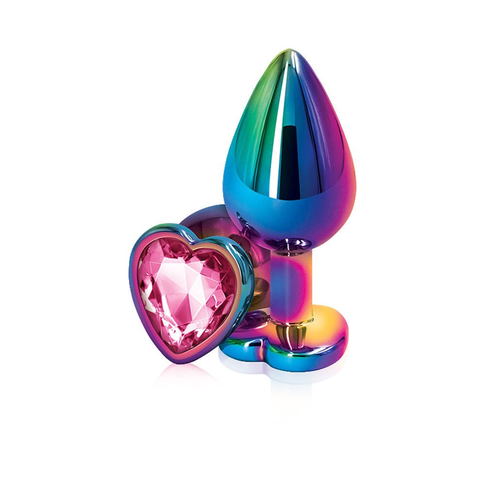 Rear Assets - Multicolor Heart - Medium - Pink - Time4Task2Toys