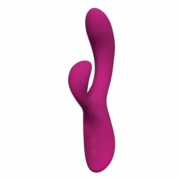 Blush Quinn Rabbit Vibrator Burgundy - Time4Task2Toys