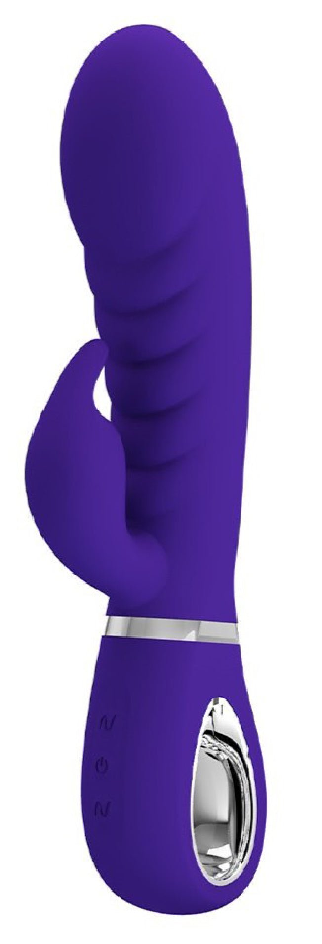 Prescott Super Soft Rabbit Silicone Vibrator - Purple - Time4Task2Toys