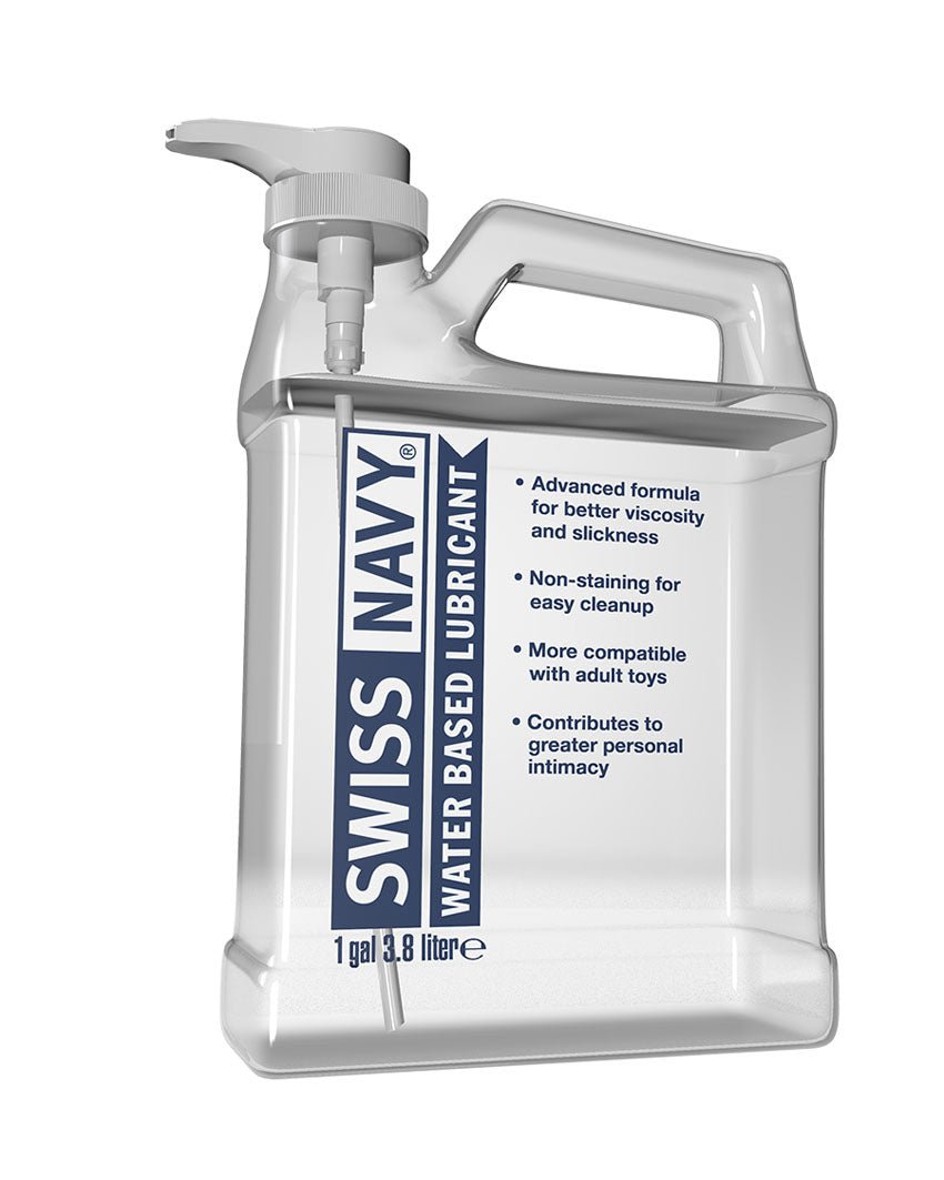 Swiss Navy Water - Based Lubricant 1 Gallon - Time4Task2Toys