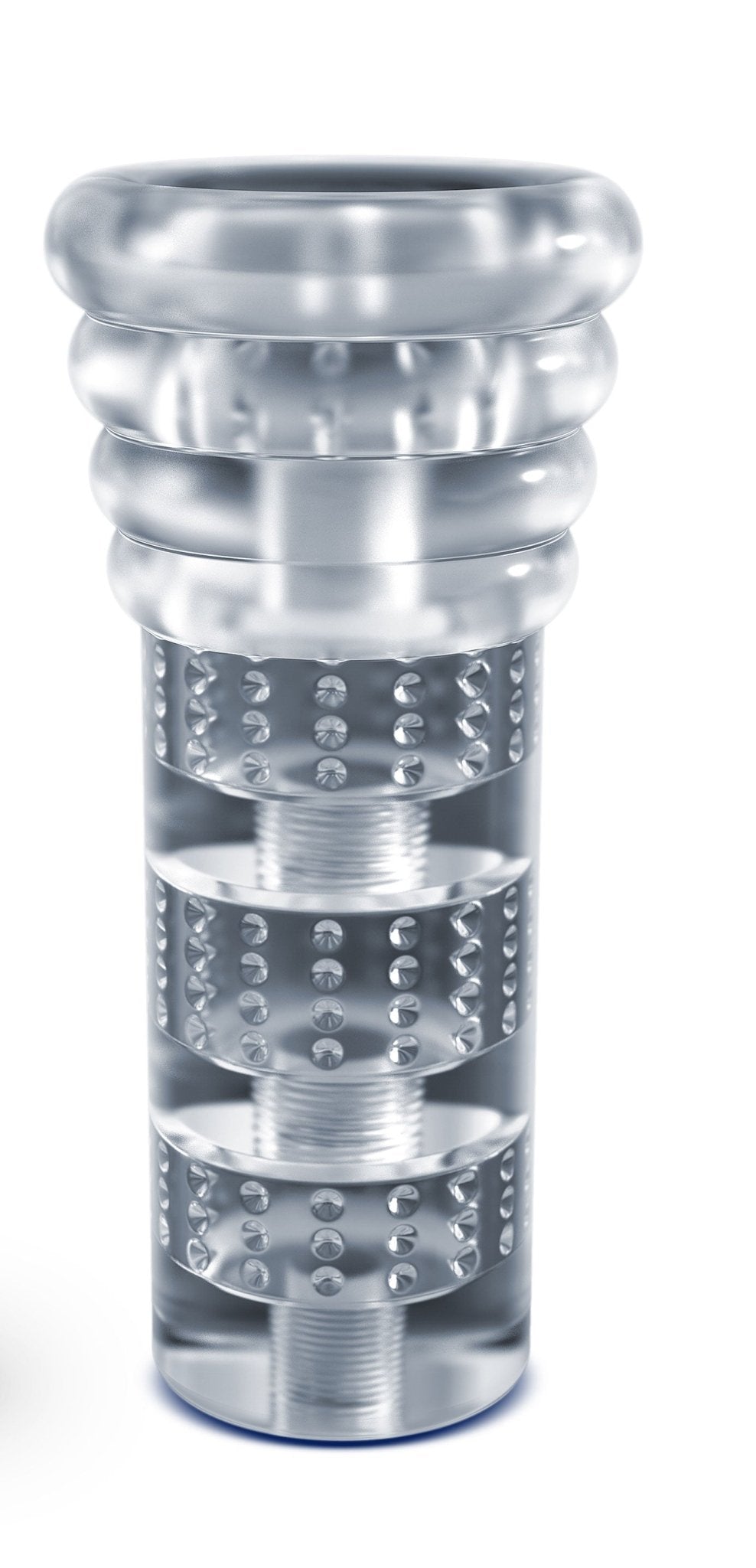 Rize - Luz - Glow in the Dark Self - Lubricating Stroker - Clear - Time4Task2Toys