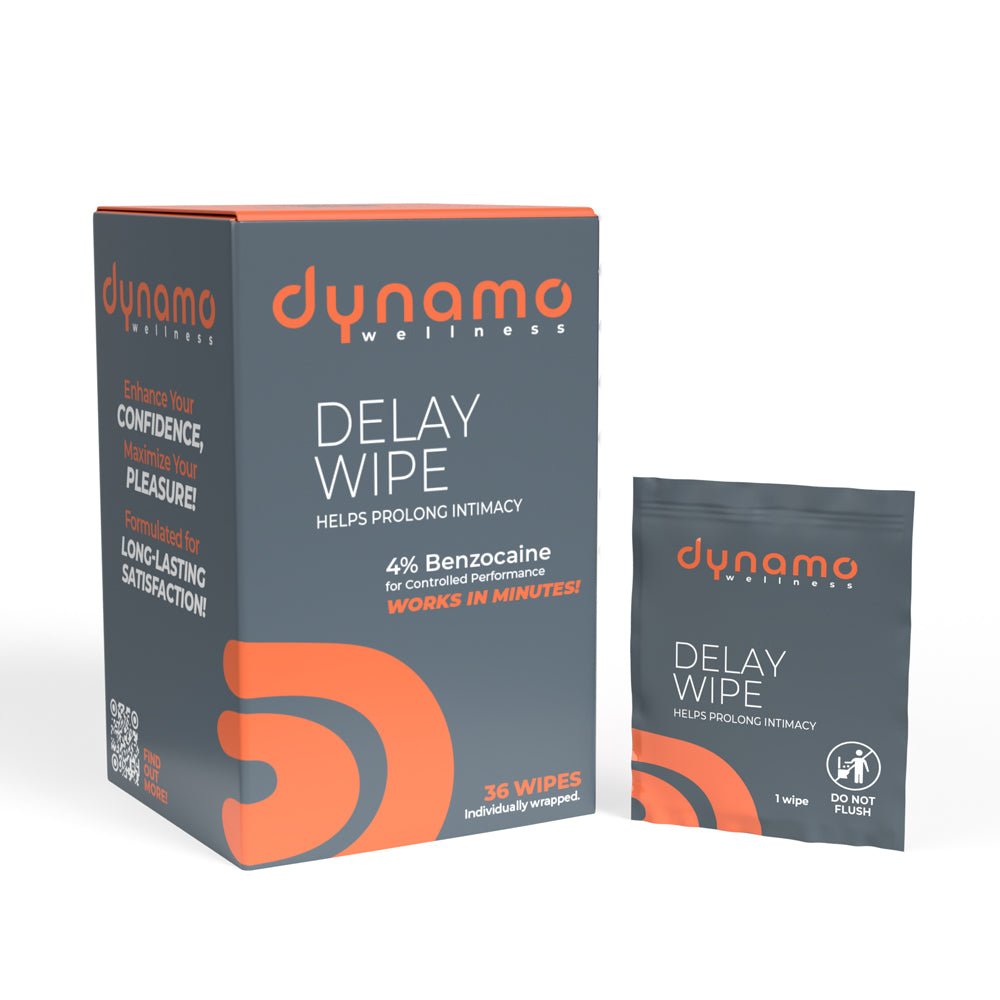 Dynamo Wellness Delay Wipe 4% - 36 Pack - Time4Task2Toys
