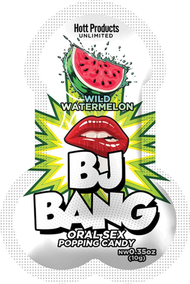 Bj Bang - Oral Sex Popping Candy - Watermelon 10gm - Time4Task2Toys