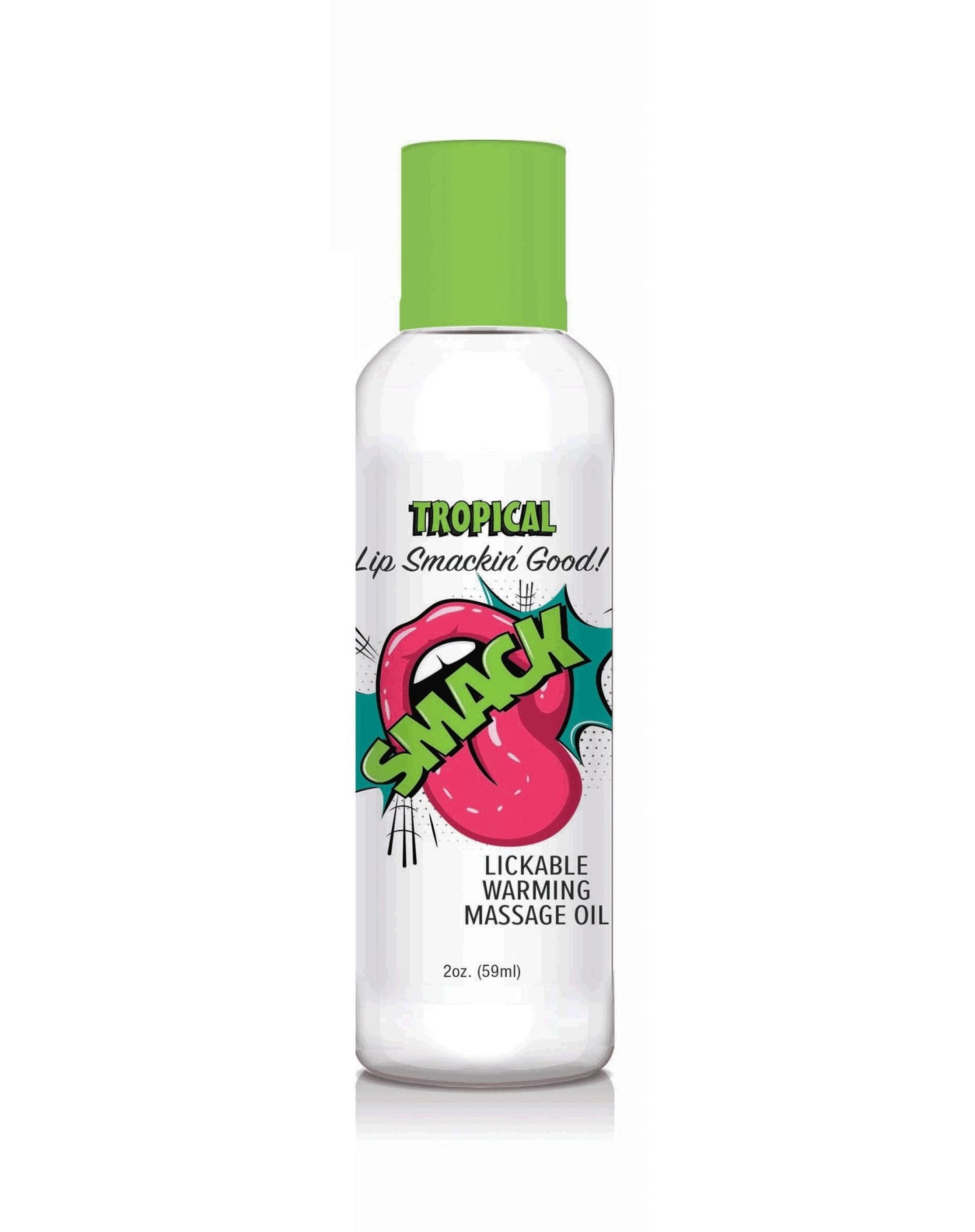 Smack Warming and Lickable Massage Oil - Tropical 2 Oz - Time4Task2Toys