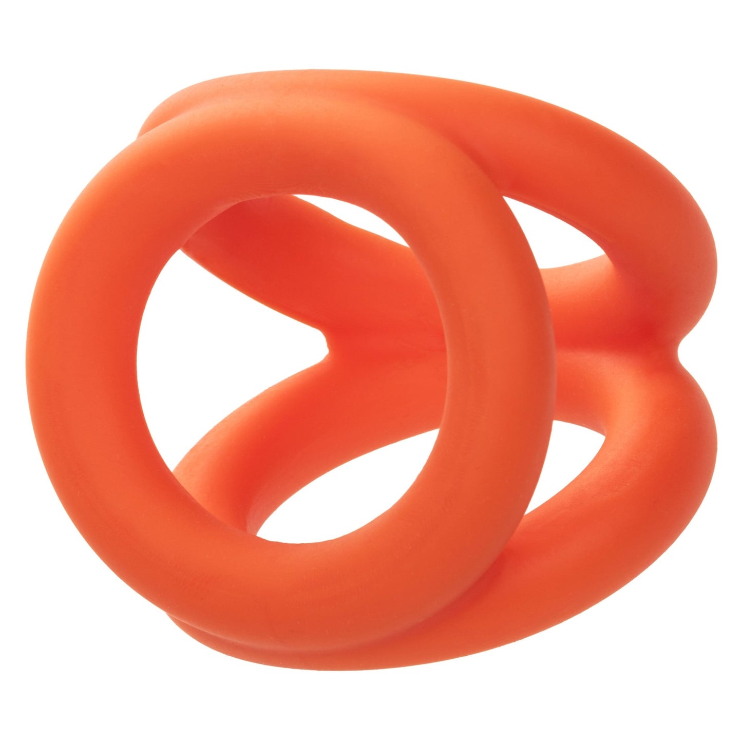 Alpha Liquid Silicone Tri - Ring - Orange Orange - Time4Task2Toys