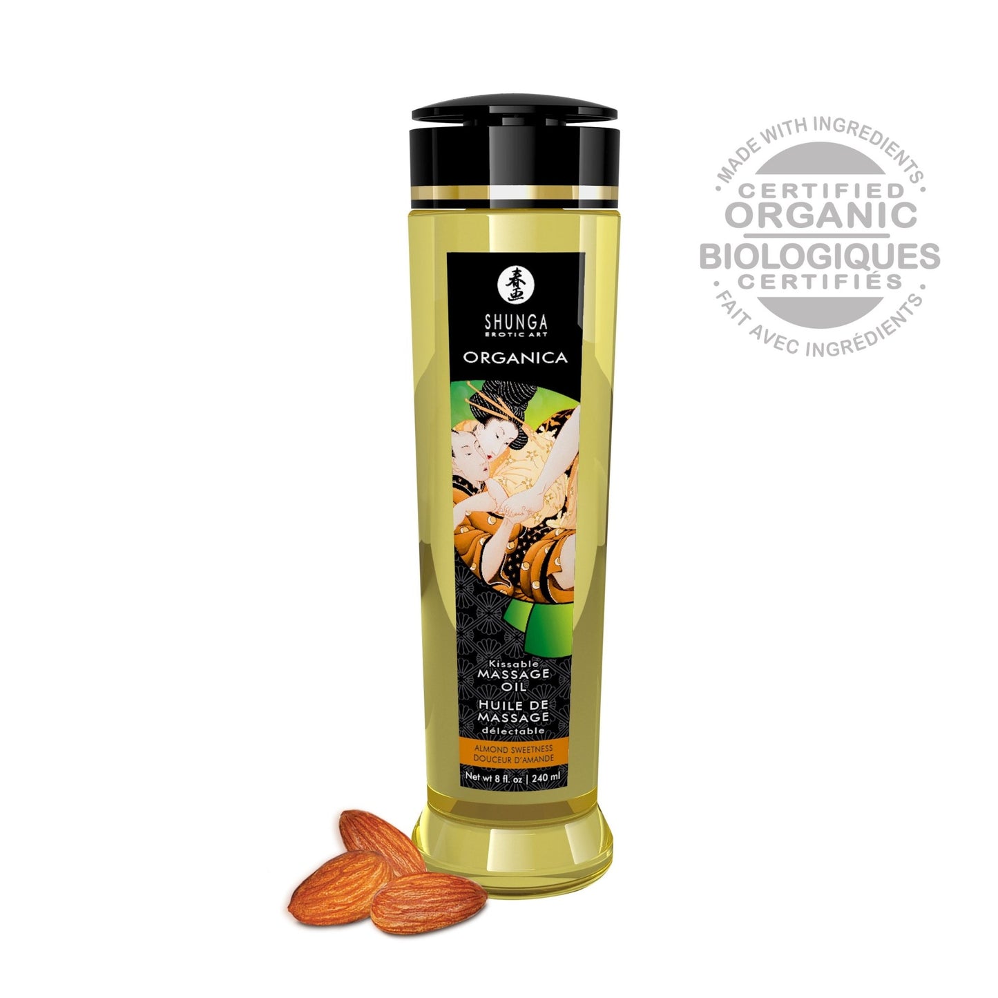 Organica Massage Oils - Almond Sweetness - 8 Fl. Oz. - Time4Task2Toys