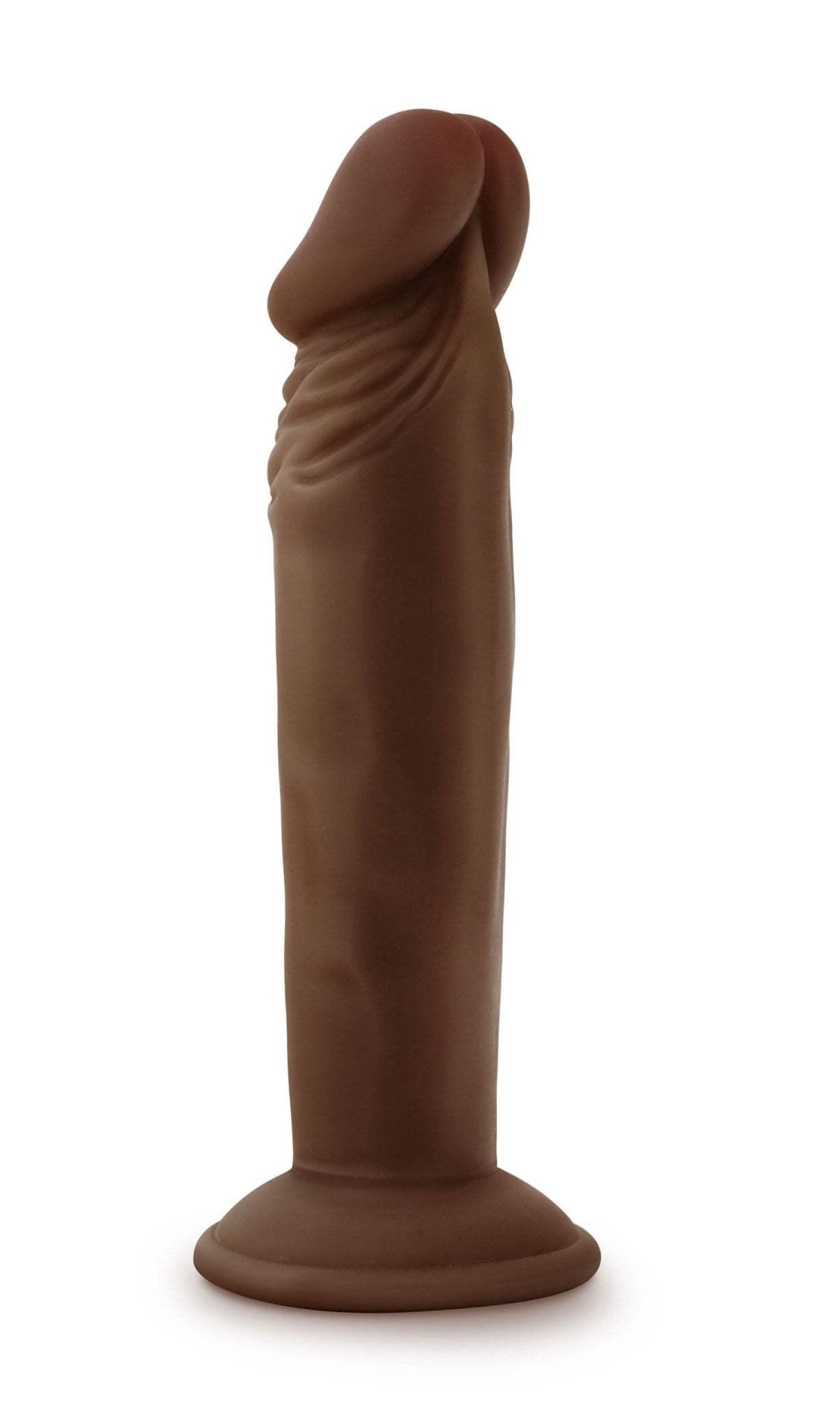Dr. Skin Plus - 6 Inch Posable Dildo - Chocolate - Time4Task2Toys
