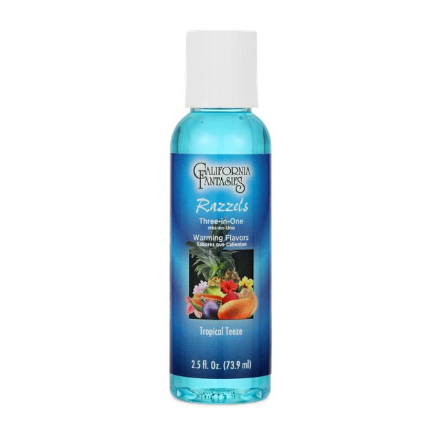 Razzels Warming Lubricant - Tropical Teeze - 2 Oz. Bottle - Time4Task2Toys