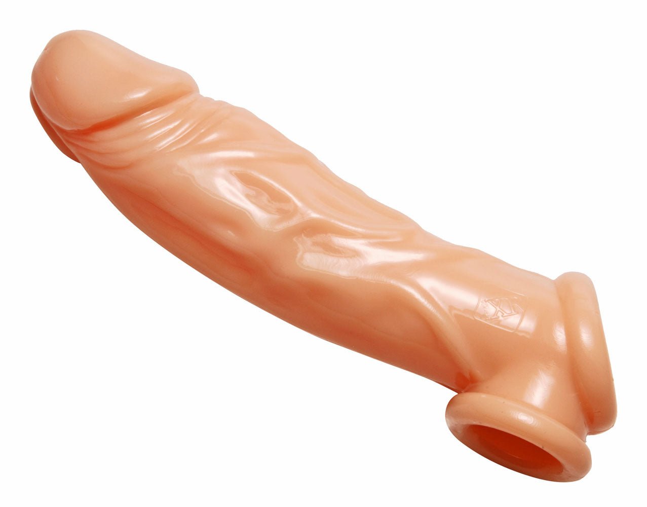 Realistic Flesh Penis Enhancer and Ball Stretcher - Time4Task2Toys