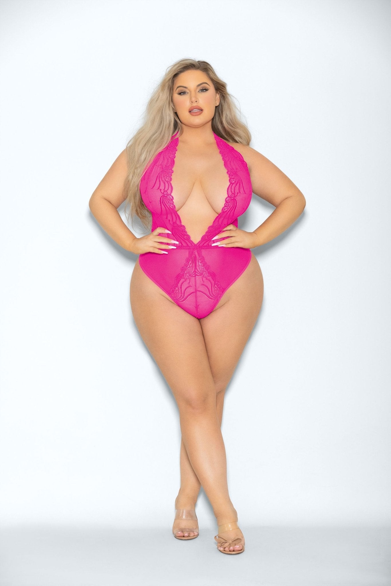 Neon Teddy - Queen Size - Neon Pink - Time4Task2Toys