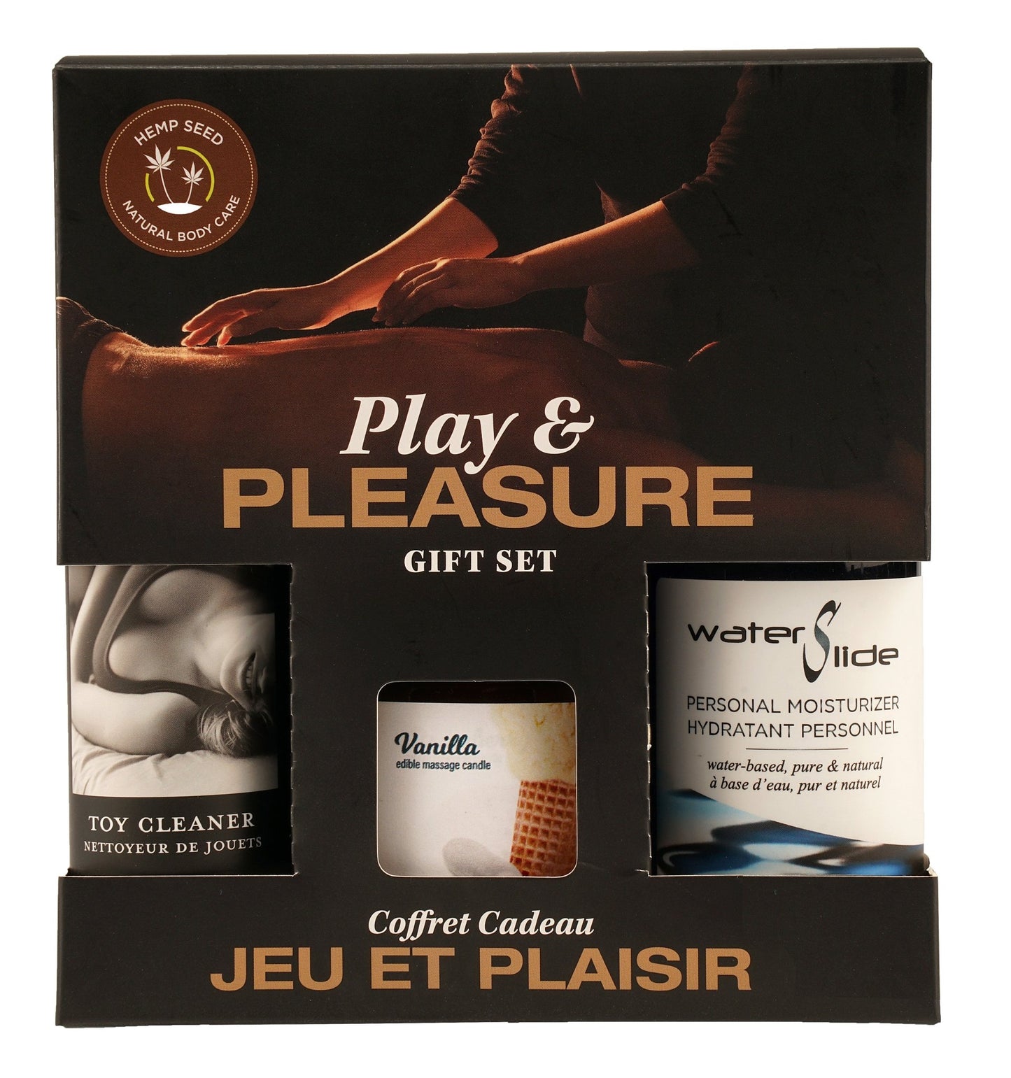 Hemp Seed by Night Play and Pleasure Gift Set - Vanilla - Time4Task2Toys