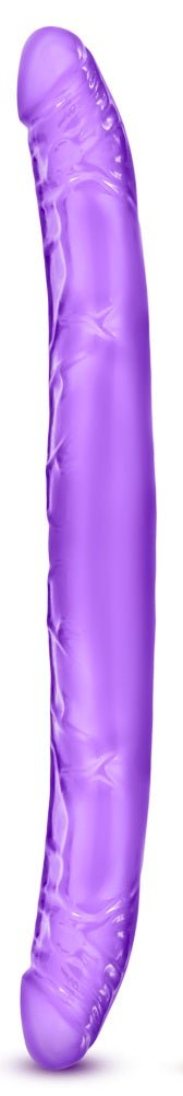 B Yours 16 Inch Double Dildo - Purple - Time4Task2Toys