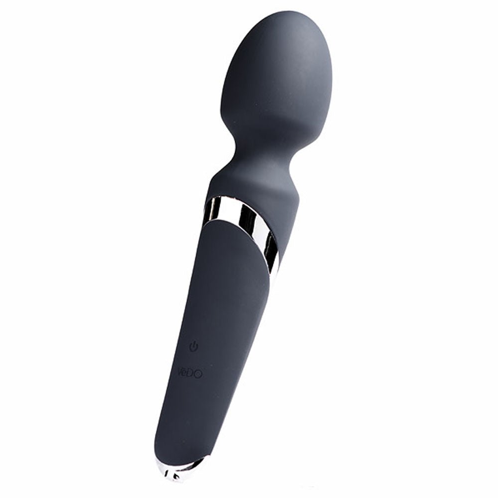 Wanda Rechargeable Wand - Just Black - Time4Task2Toys