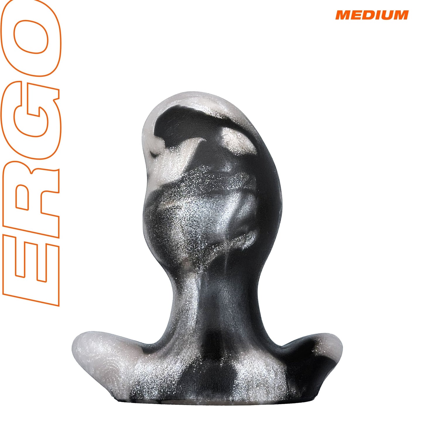 Ergo Butt Plug - Medium - Platinum Swirl - Time4Task2Toys
