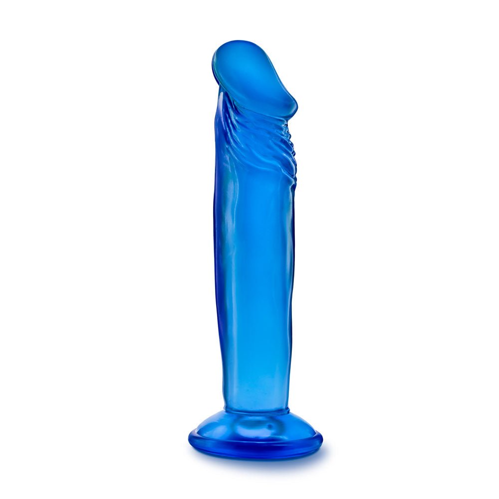 B Yours - Sweet n' Small 6 Inch Dildo With Suction Cup - Blue - Time4Task2Toys