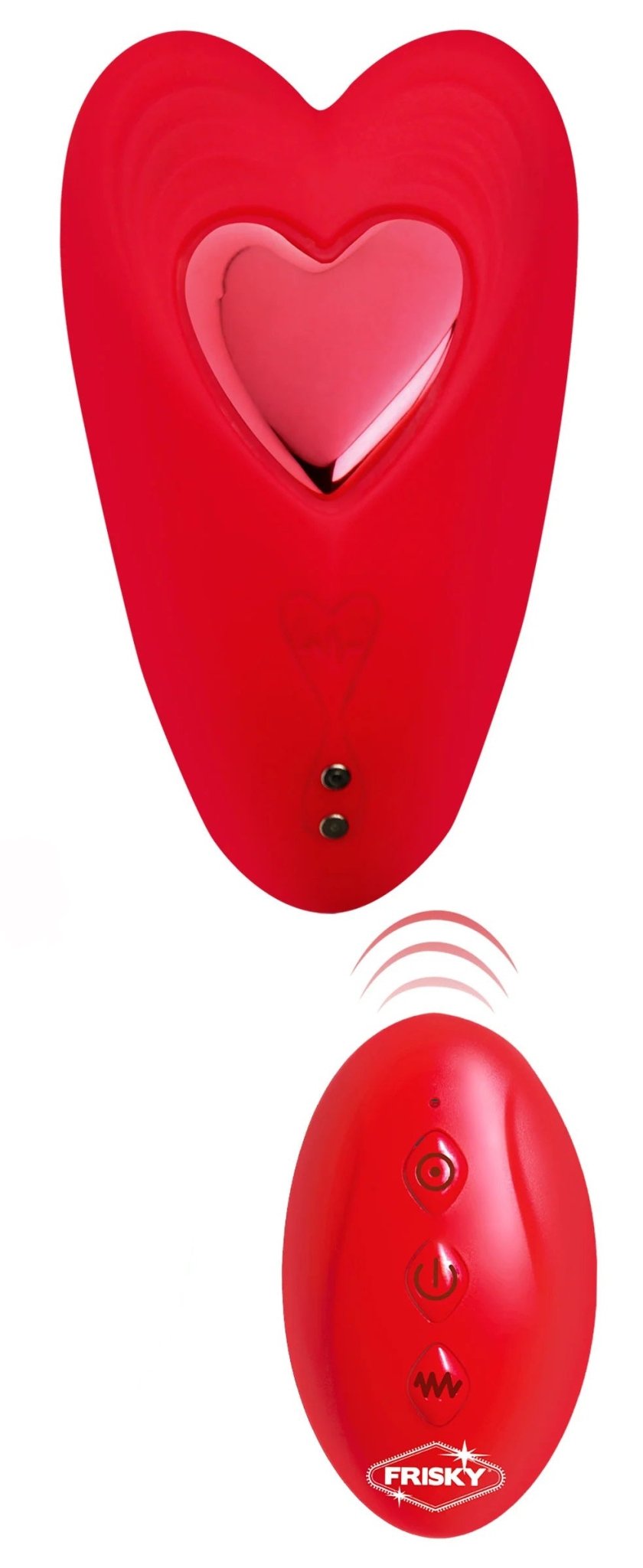 Love Connection Silicone Panty Vibe With Remote Control - Red - Time4Task2Toys